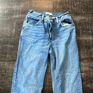 Abercrombie 90s straight ultra  high rise curve love 10L